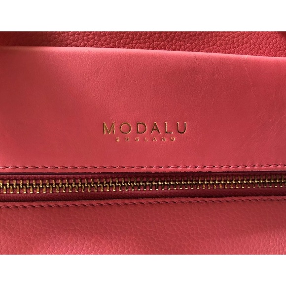 MODALU ENGLAND Geranium Pink Erin Mini Tote - Picture 4 of 12